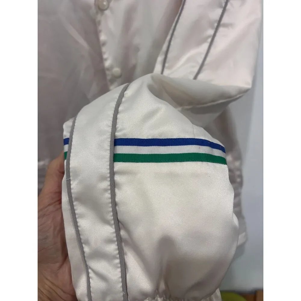 Puma x Big Sean Satin Coach Jacket Whisper White Medium Streetwear